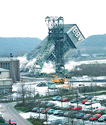 Sprengung Franzschacht 15-12-1995